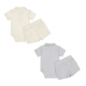 Dirkje Baby Boys 2-Pack 2Pc Outfit Light Blue/Beige