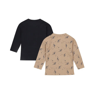 Dirkje Boys T-shirt Dropped Shoulder Beige