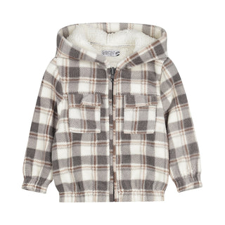 Dirkje Boys Checked Jacket Off White