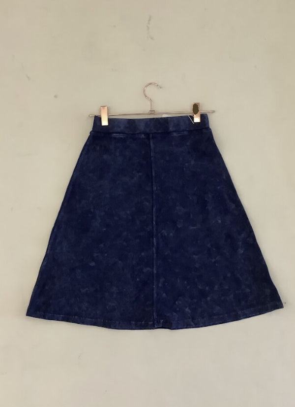 Cabana Girls Mineral Wash Blue A-Line Skirt