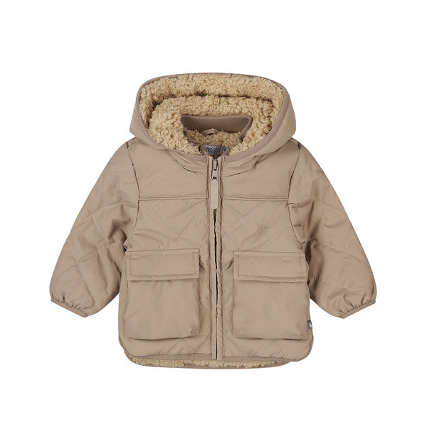 Dirkje Boys Jacket Water Repellent Faded Brown