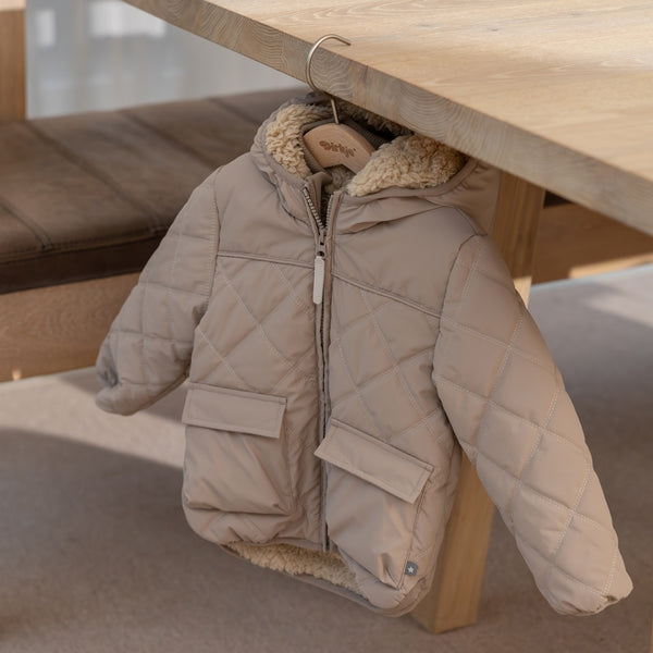 Dirkje Boys Jacket Water Repellent Faded Brown