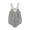 Mon Tresor Baby Gingham Glory Romper Quarry