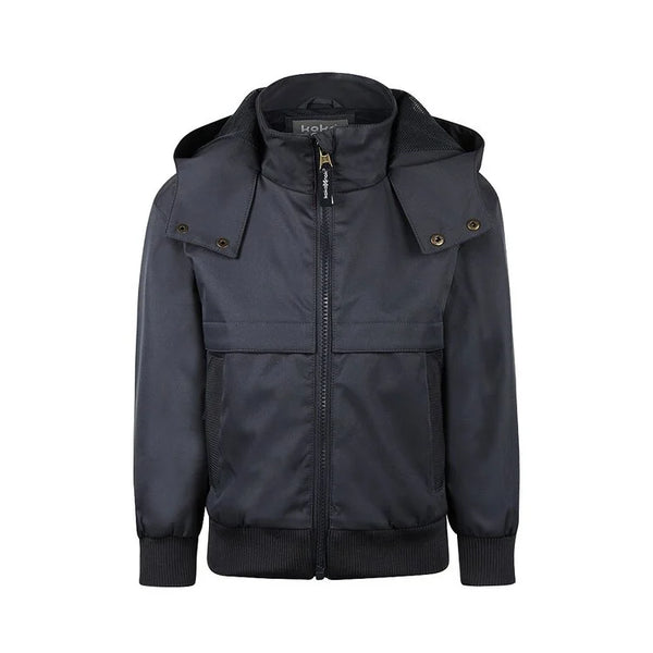 Koko Noko Boys Jacket With Hood Water Repellent Navy