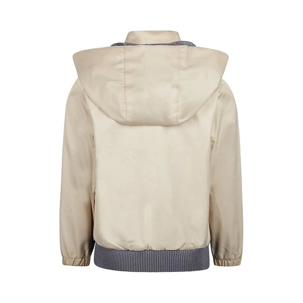 Koko Noko Boys Jacket With Hood Water Repellent Beige