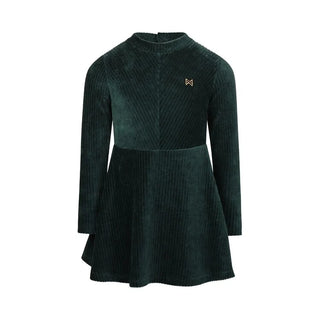 Koko Noko Girls Long Sleeves Dress Dark Green