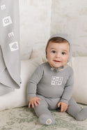 Mon Tresor Baby Bliss Bebe Boys Layette Set Stone Blue