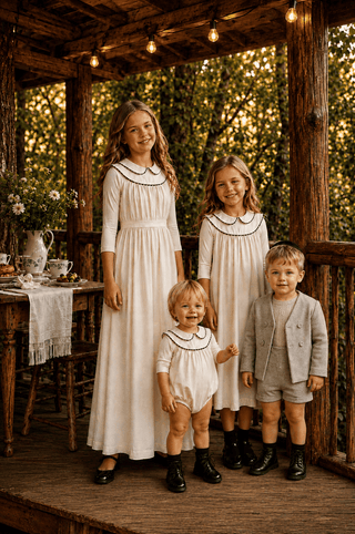 Dinky Baby Helena Sleeveless Romper Off White
