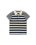 Phil and Phoebe Boys Bliss Striped Polo Navy