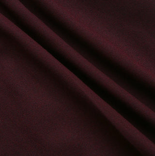 Tustello Teen Pez Wool Box Pleated Skirt Wine