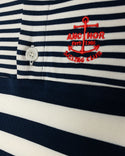Phil and Phoebe Baby Bliss Striped Romper Navy