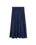 Cabana Girls Mineral Wash Paneled Midi Skirt