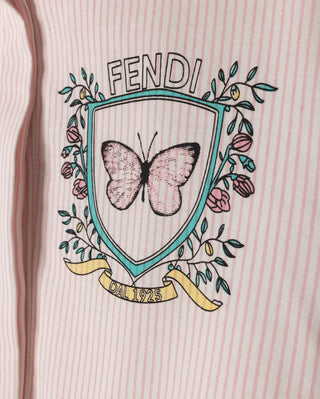 Vibe Girls Pinstriped Belted Shirt Dress Pink