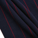 Harper James Pilro Knit Pinstripe Overalls Navy