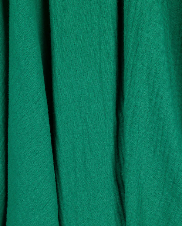 Vibe Girls Ropo Gauze Midi Skirt Green