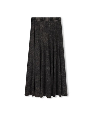 Cabana Girls Mineral Wash Paneled Midi Skirt