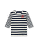 Phil And Phoebe Girls Bliss Striped Print 2Pc Navy