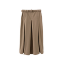 Mallory and Merlot Teen Mica Wool Midi Skirt Mocha