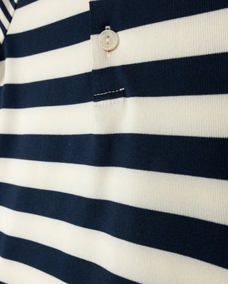 Phil and Phoebe Boys Bliss Striped Polo Navy