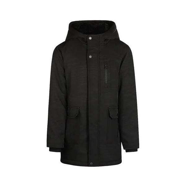 No Way Monday Boys Parka Jacket Black