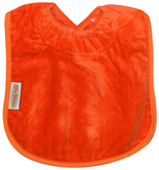 Buy orange Silly Billyz Large Towel Bib