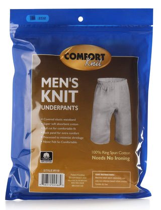 Fit Rite Comfort Knit Mens Long Underpants Pack of 2 - 13th Avenue