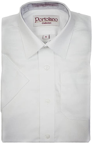 Portolano Boys White Shirt Short Sleeve - 13th Avenue