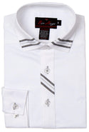 Ben Hugo Boys White Shirt With Trim Style: 476 - 13th Avenue