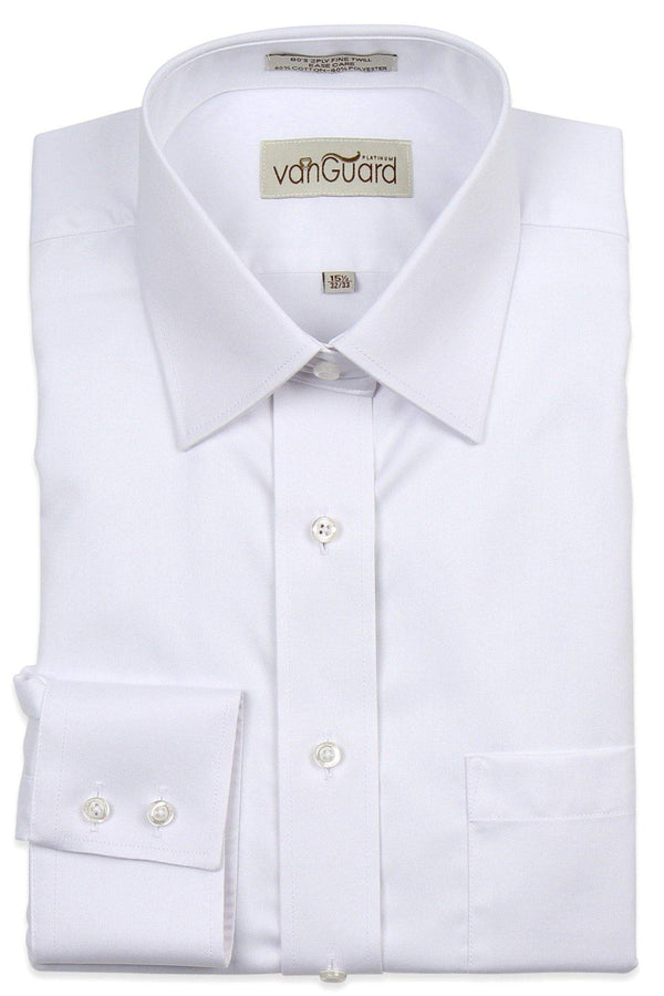 Vanetto Mens White Shirt Short Sleeves - 13th Avenue