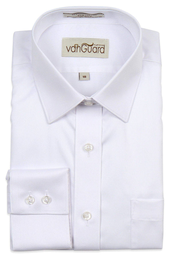 Vanetto Mens White Shirt Short Sleeves - 13th Avenue