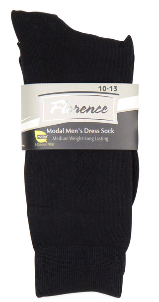 Florence Modal Mens Side Design Dress Sock Style: 282 - 13th Avenue