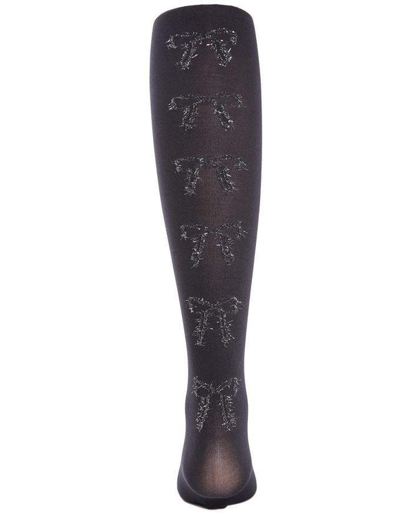MeMoi Bow in the Back Opaque Girls Tights Style MK-729 - 13th Avenue