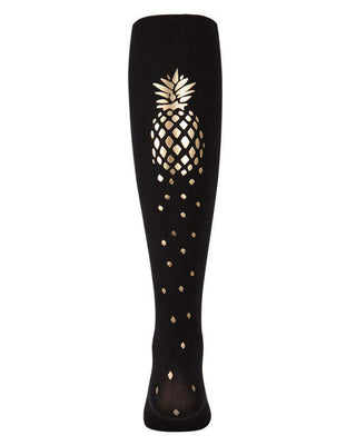MeMoi Pretty Pineapple Black Tights Style: MKF-4014 - 13th Avenue