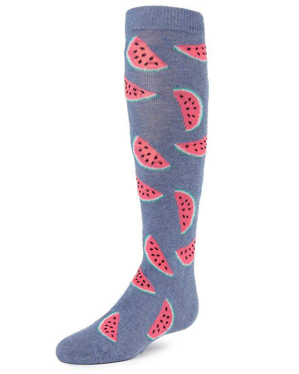 MeMoi Fruity Fun Girls Watermelon Knee-High Socks Style: MKF-7028 - 13th Avenue