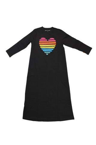 Sister Fruit Girls Rainbow Nightgown Black - 13th Avenue
