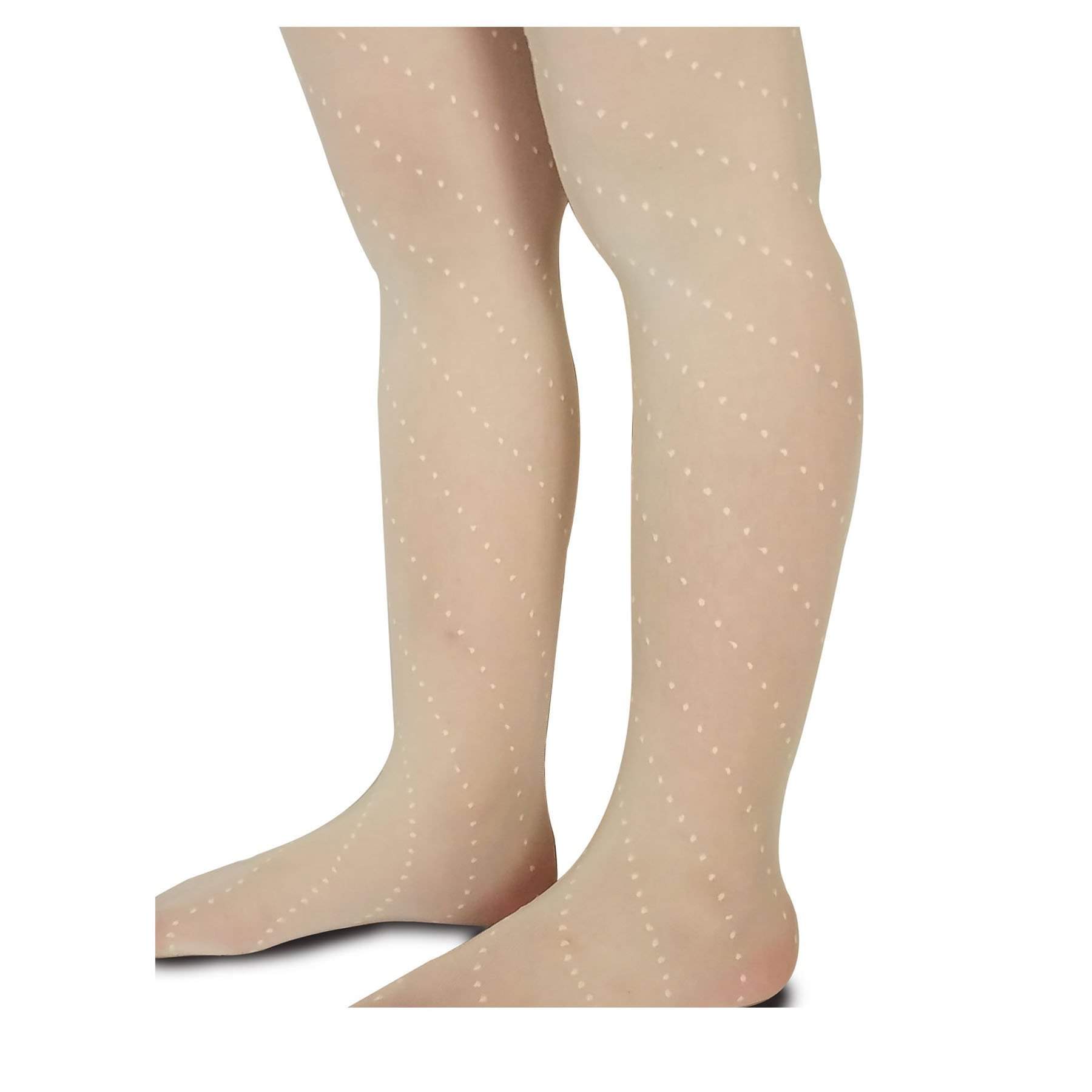 Serlei Asymmetrical Dots Designer Girls Tights . Girls Hosiery