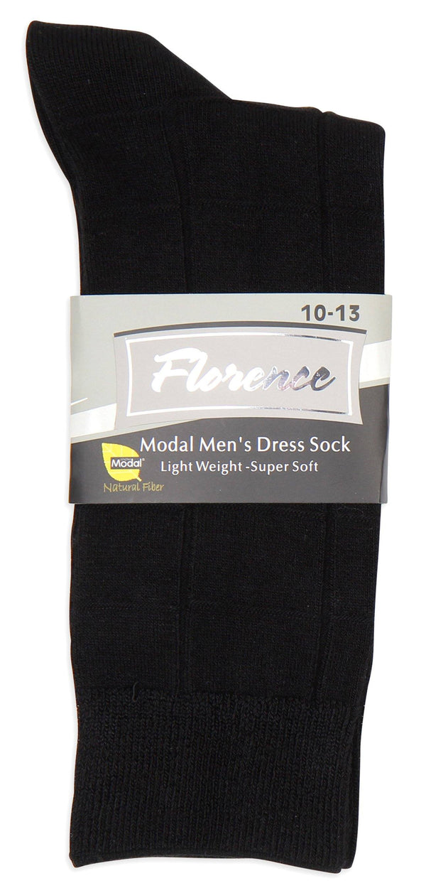 Florence Modal Mens Plaid Dress Sock Style: 220 - 13th Avenue