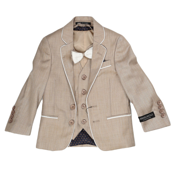 Armando Martillo 4PC Suit Taupe - 13th Avenue