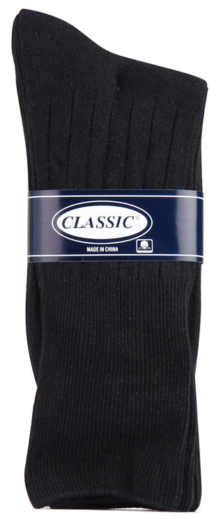 Classic Non-Binding Mens Socks Pack of 3 Style: 2295 - 13th Avenue