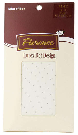 Florence Girls Lurex Dot Design Tights Style: 1142 - 13th Avenue
