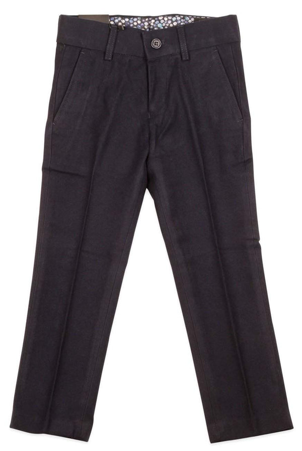 Armando Martillo Elegant Wool-Feel Regular Fit Boys Pants - 13th Avenue
