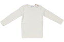 JB-London Ribbed T-shirt Long Sleeve - Winter White - 13th Avenue